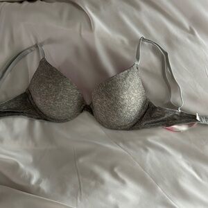 PINK Gray Women's Bra